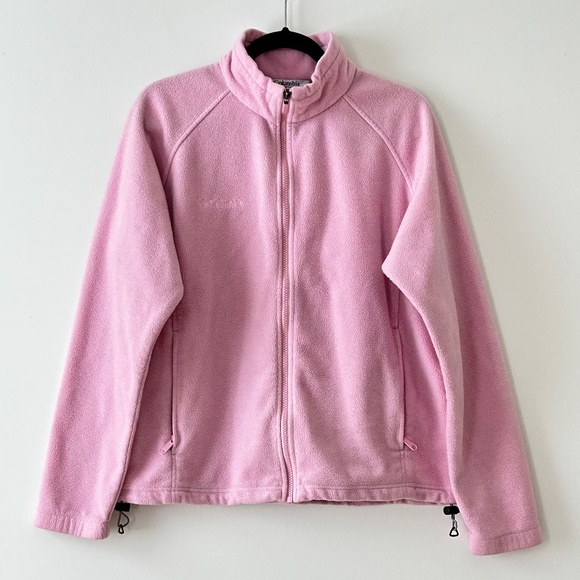 Columbia Pink Fleece Zip Up Jacket - Picture 1 of 16